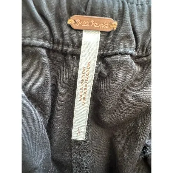 Free People New Light Parachute Pants Black Size Large NWT - Picture 9 of 13